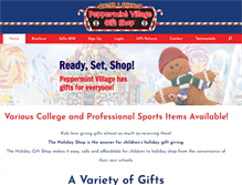 Tablet Screenshot of peppermintvillagegiftshop.com